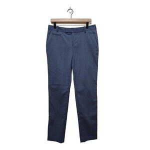 Banana Republic Martin Fit Blue Straight Leg Trousers Sz 8L